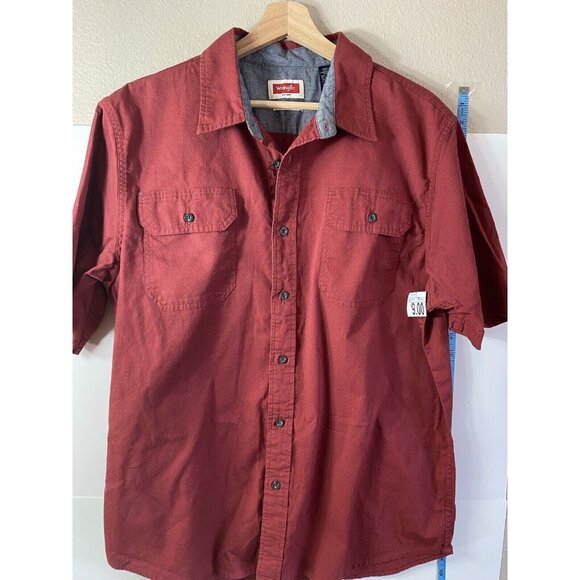 Wrangler  color Red T-shirt men Wrangler Size LG Shirt Men - Picture 5 of 5